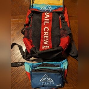 Trail Running backpack and Fanny Pack Combo